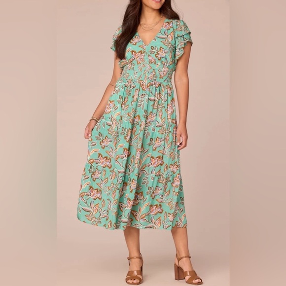 Democracy Dresses & Skirts - Democracy Double Flutter Sleeve Dress